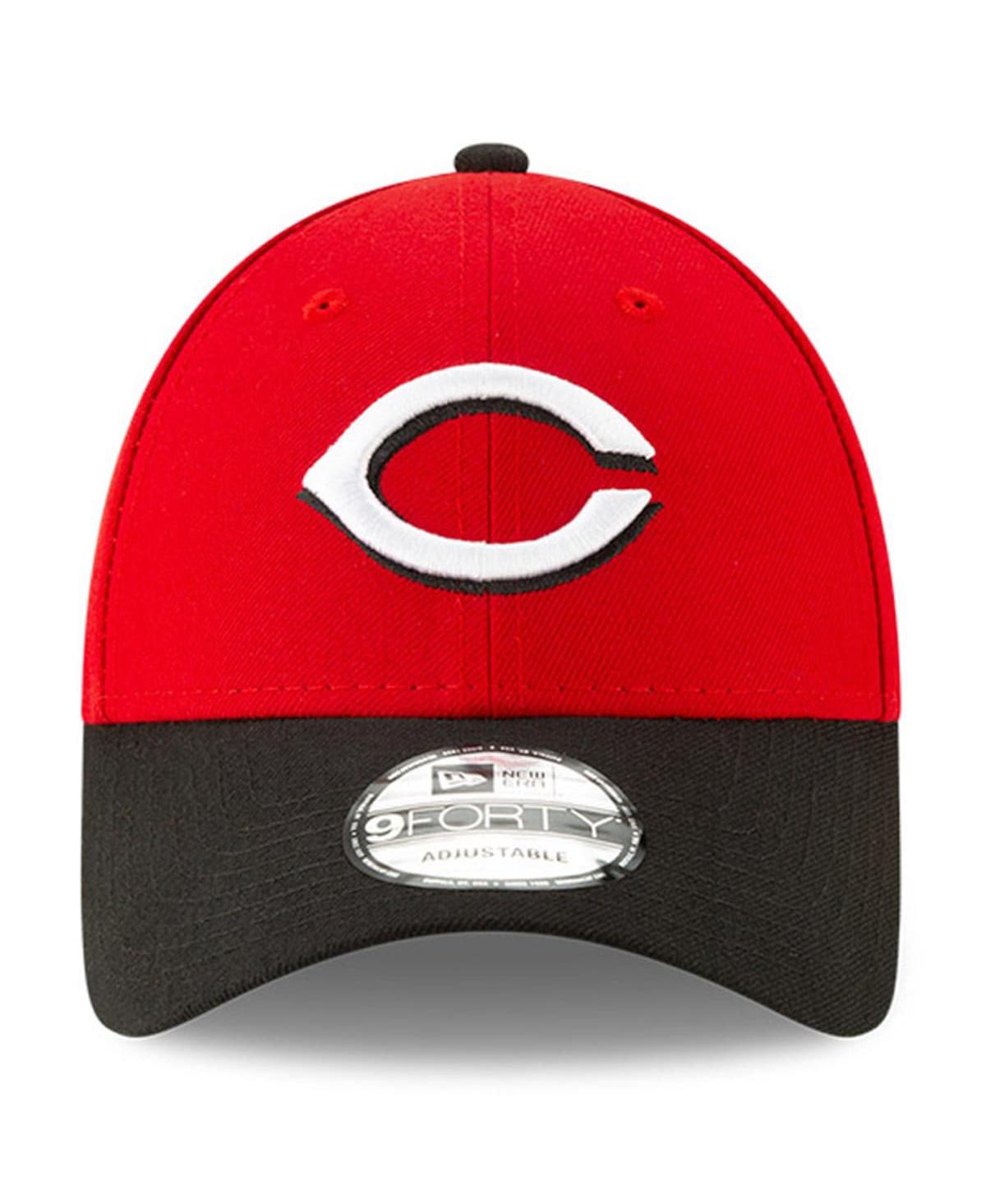 Shop New Era Men's  Red Cincinnati Reds League 9forty Adjustable Hat
