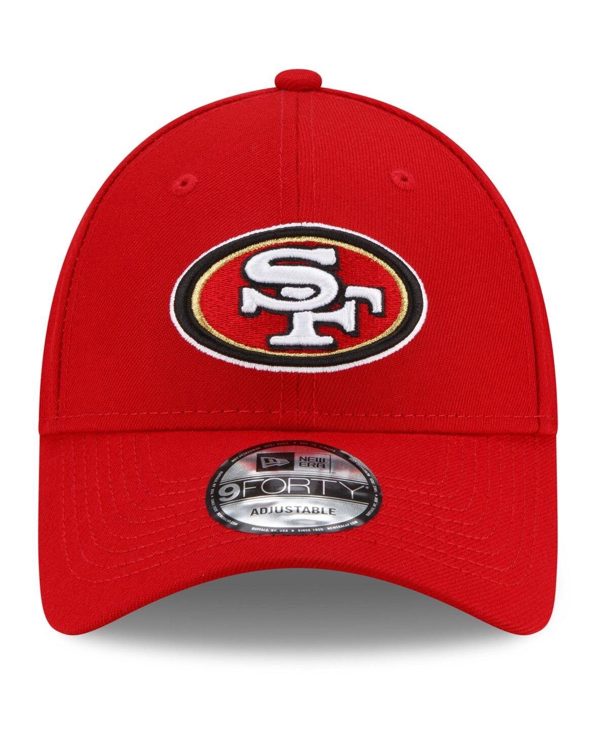 Men's New EraSan Francisco 49ers Team The League 9FORTY Adjustable Hat - Scarlet