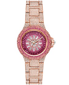 Women's Limited Edition Camille Three Hand Rose Gold-Tone Stainless Steel Bracelet Watch 33mm