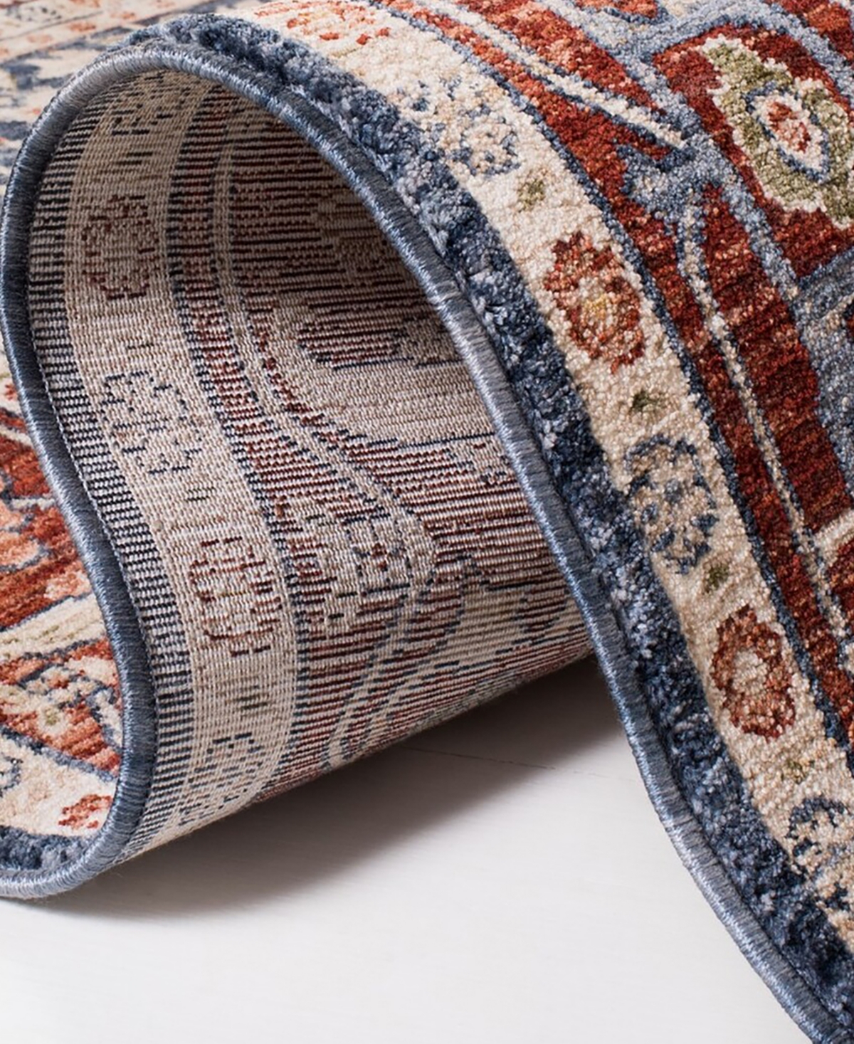 Lauren Ralph Lauren Darcy LRL1340N Area Rug - Red