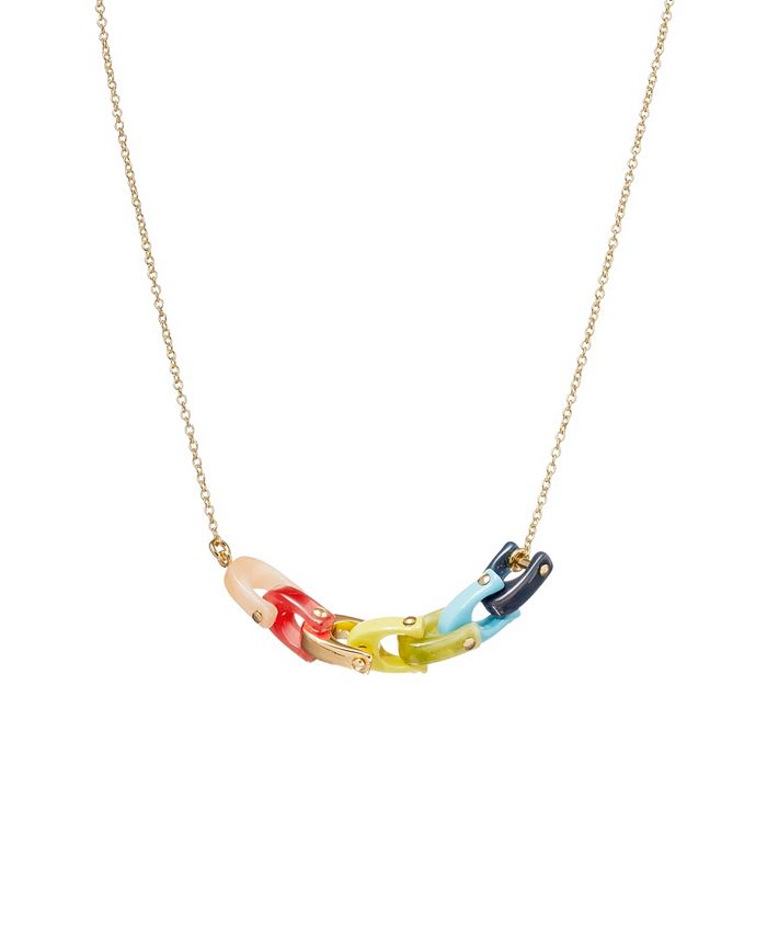 Coach on sale rainbow necklace