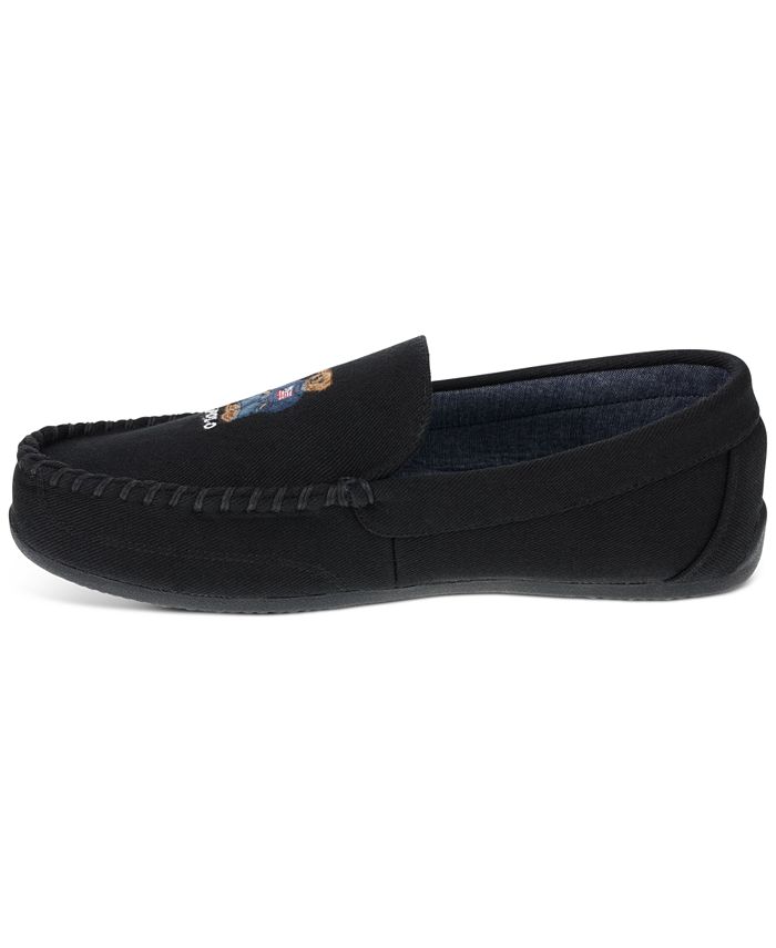 Ralph Lauren Mens Declan Moccasin Slippers Gray Size 9 M main image 0
