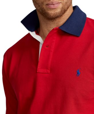 Polo Ralph Lauren Men's Big & Tall Mesh Polo Shirt - Macy's