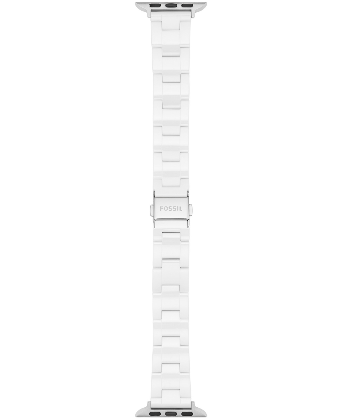 Fossil White Ceramic Band For Apple Watch, 38 40, 41mm