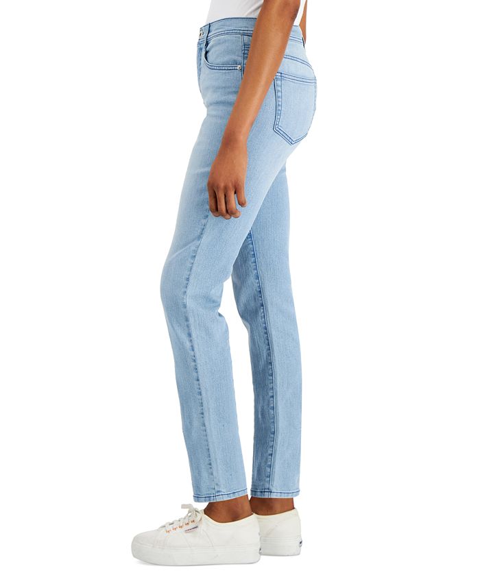 Style & Co Petite Mid Rise Slim-Leg Jeans, Created for Macy's & Reviews ...