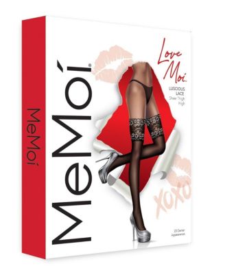 Women's French Lace Sheer Thigh High Stockings