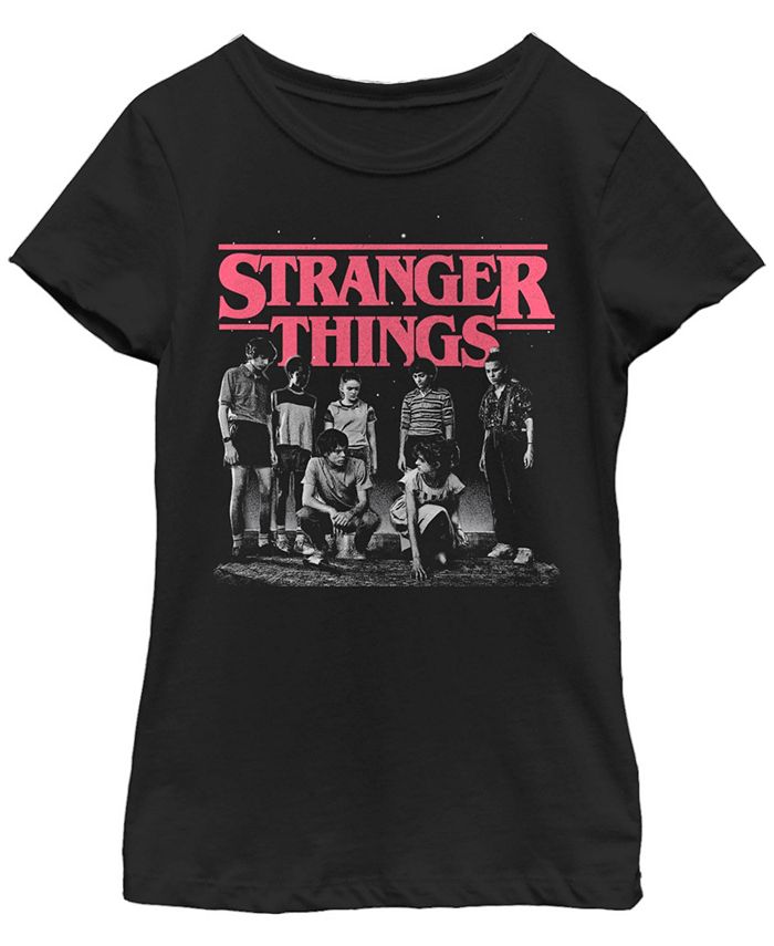 Fifth Sun Girl's Stranger Things Title Logo Faded Child T-Shirt - Macy's