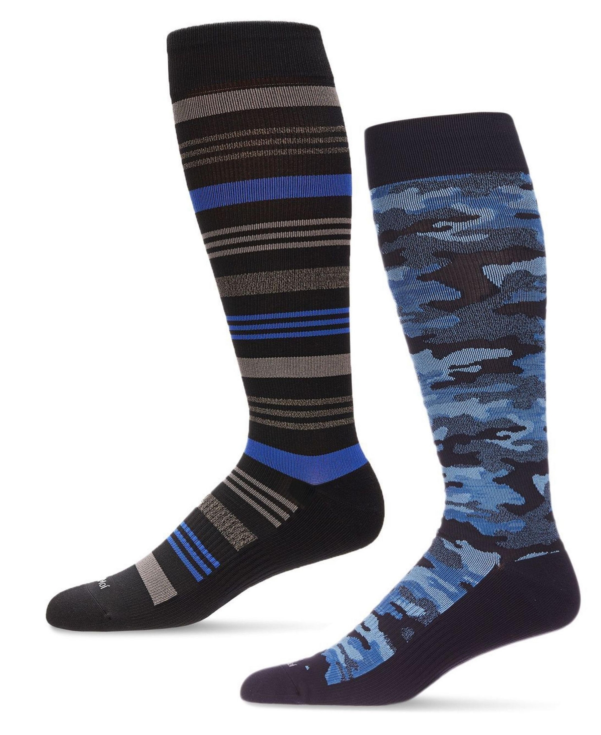 Women's 2 Pack Sock Set - Floral Black, Gray