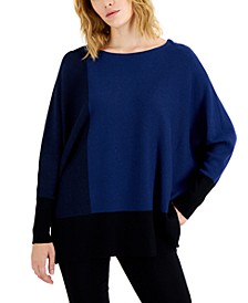 Women's Boat Neck Colorblock Sweater, Created for Macy's 