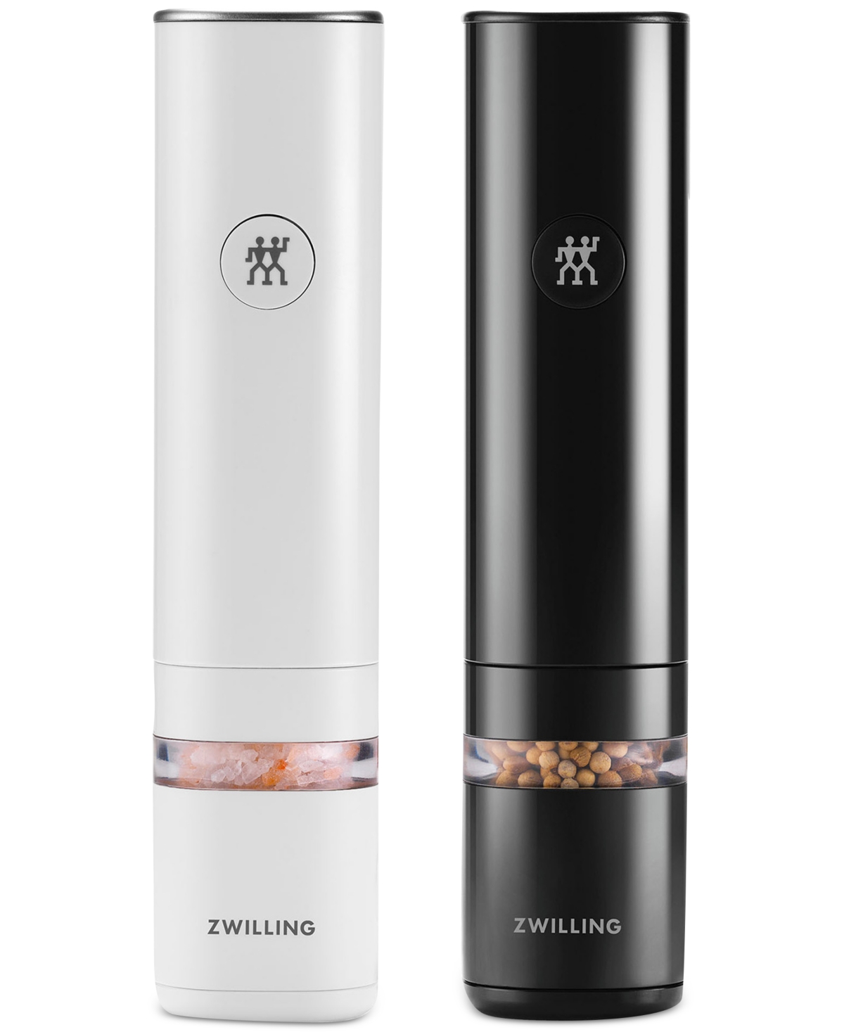 Zwilling Enfinigy Salt & Pepper Mill Set In Black And White