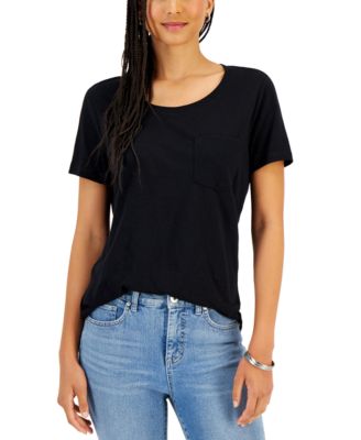 Style & Co - Women's Pocket T-Shirt
