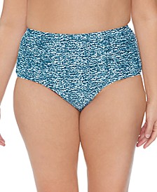 Trendy Plus Size Costa High-Waisted Bikini Bottoms