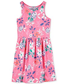 Big Girls Floral-Print Sleeveless Dress