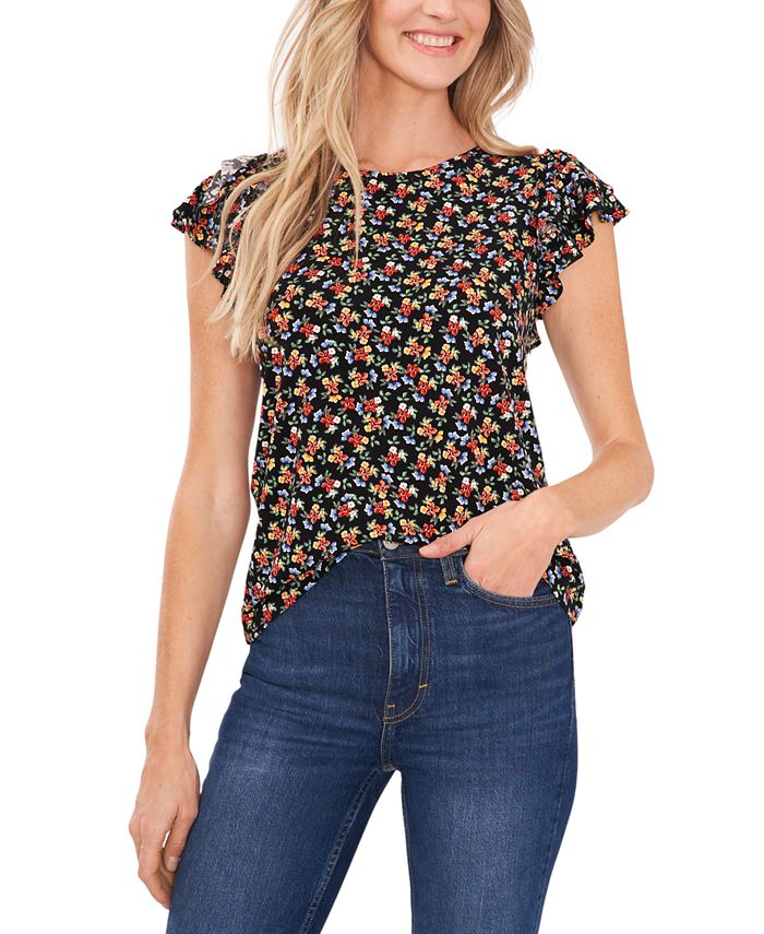 Cece best sale ruffle top