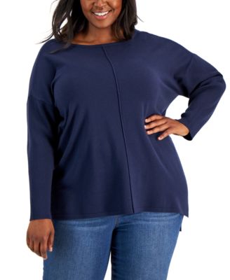 Style \u0026 Co Plus Size Front-Seam Tunic 