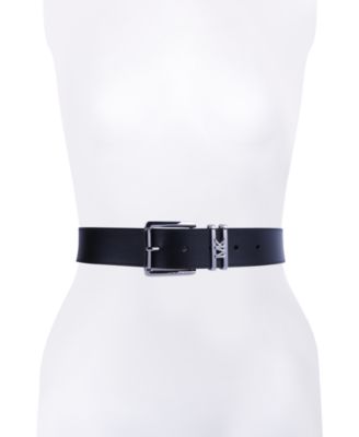 Women's Genuine Leather Logo Belt