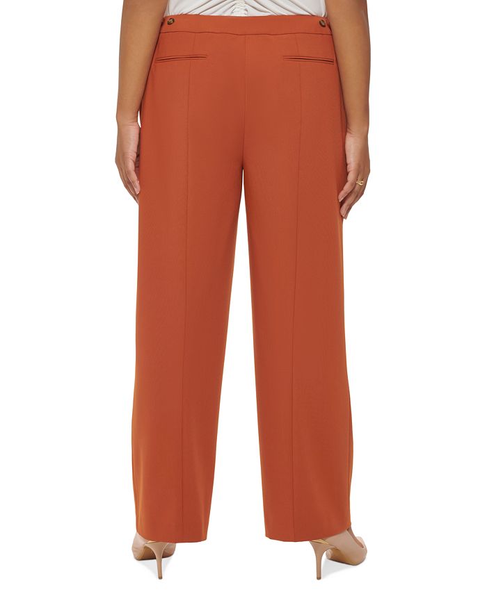 Calvin Klein Plus Size Lux Highline Pants - Macy's