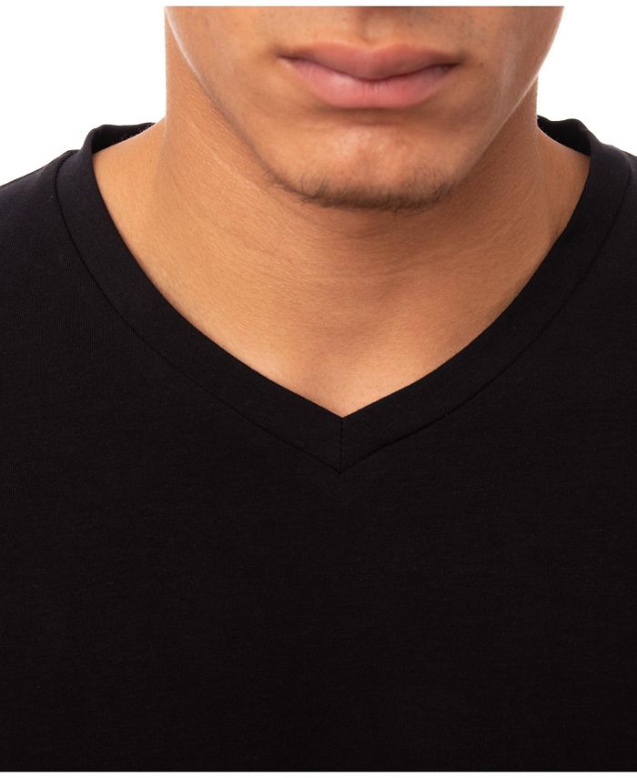 X-Ray Men's Soft Stretch V-Neck Long Sleeve T-shirt - Macy's