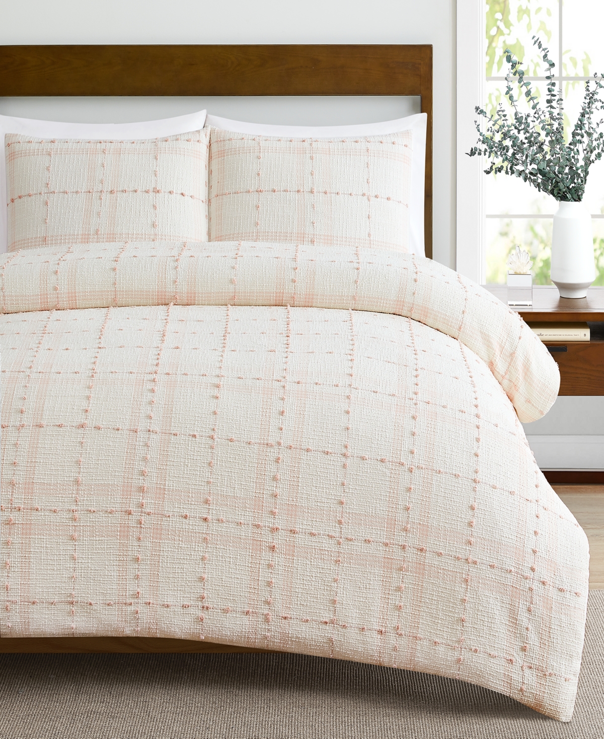 Ugg 3 Piece Elodie Plaid Comforter Set, Queen Bedding In Snow ModeSens