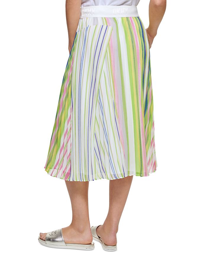 Striped Skirt With Pull through