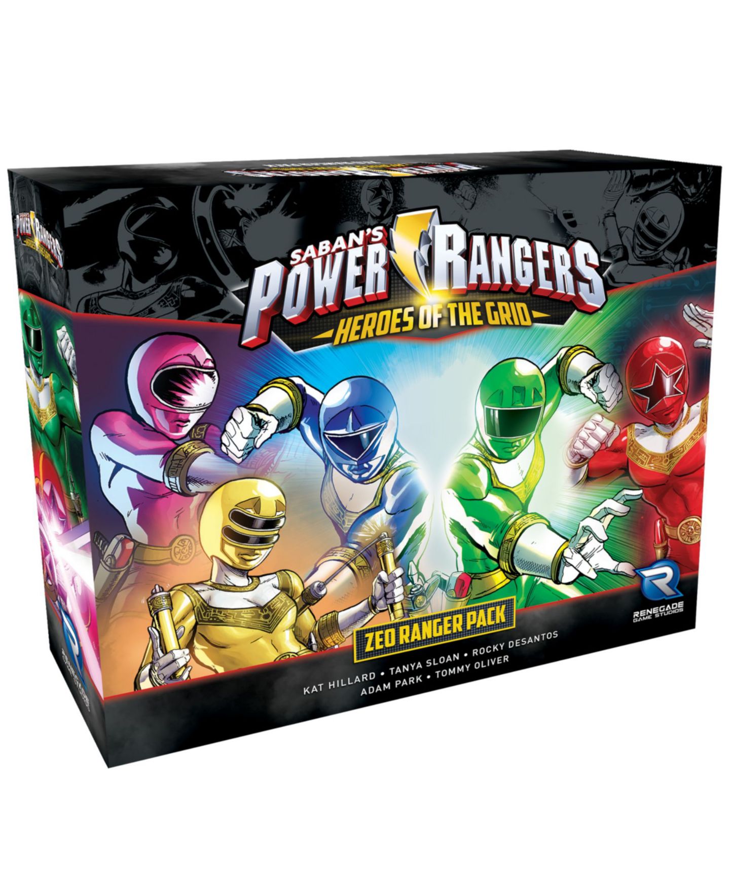 Детские игрушки Renegade Game Studios Power Rangers Heroes of the Grid Zeo Ranger Pack, 67 Pieces — фото 1