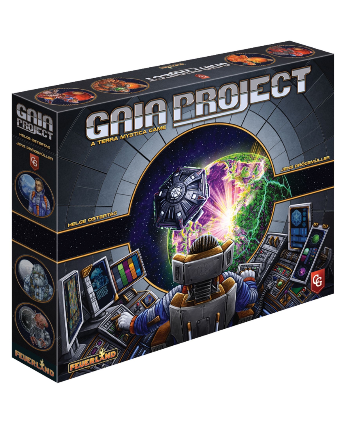 Capstone Games Gaia Project Strategy Board Game, 201 Pieces In Multi