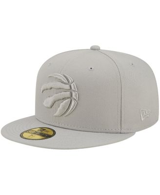 Men's New Era Gray Toronto Raptors Logo Color Pack 59FIFTY Fitted Hat ...