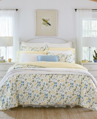 Laura Ashley Meadow Floral 2-Pc. Duvet Cover Set, Twin - Macy's