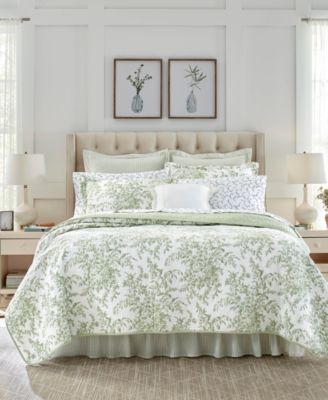 Bedford Cotton Reversible 3-Pc. Quilt Set, Full/Queen