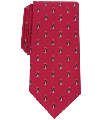 Club Room - Men's Festive Penguin Tie