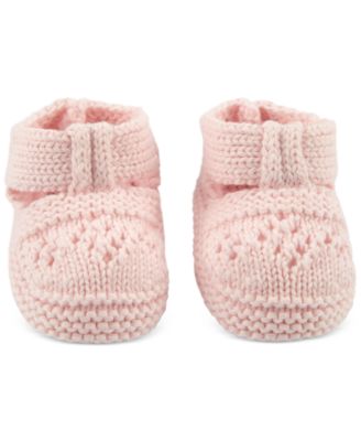 Carter's Baby Girls Pink Mary Jane Crochet Booties Macy's