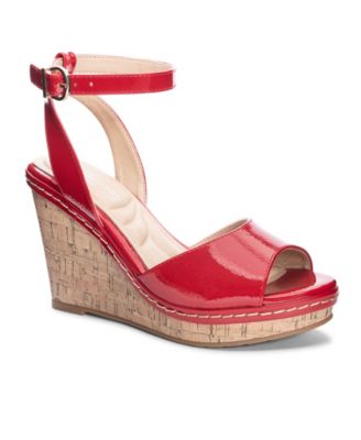 chinese laundry red sandals