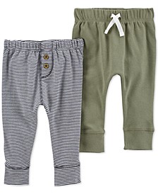 Baby Boys or Girls 2-Pack Cotton Pants