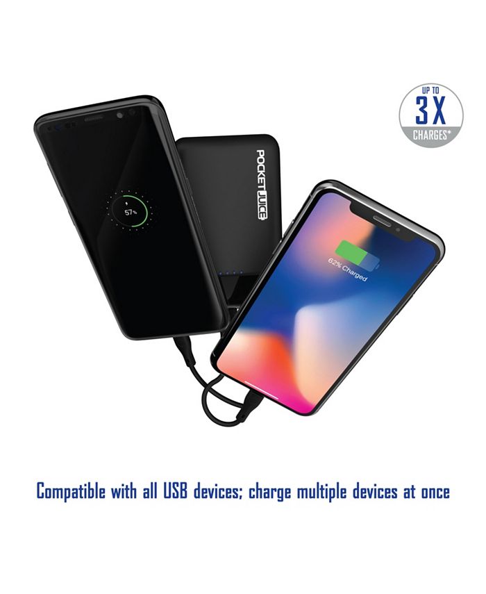 Tzumi Pocket Juice 10K mAh Hyper Charge Macy's