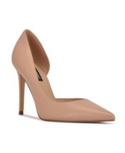 Pink suede sale high heels