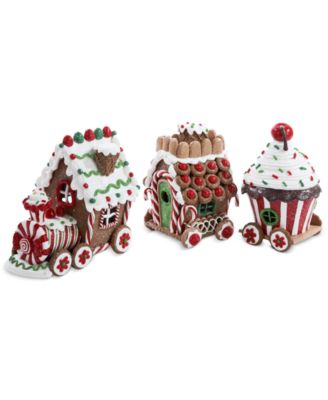 Kurt Adler - Gingerbread Train Set