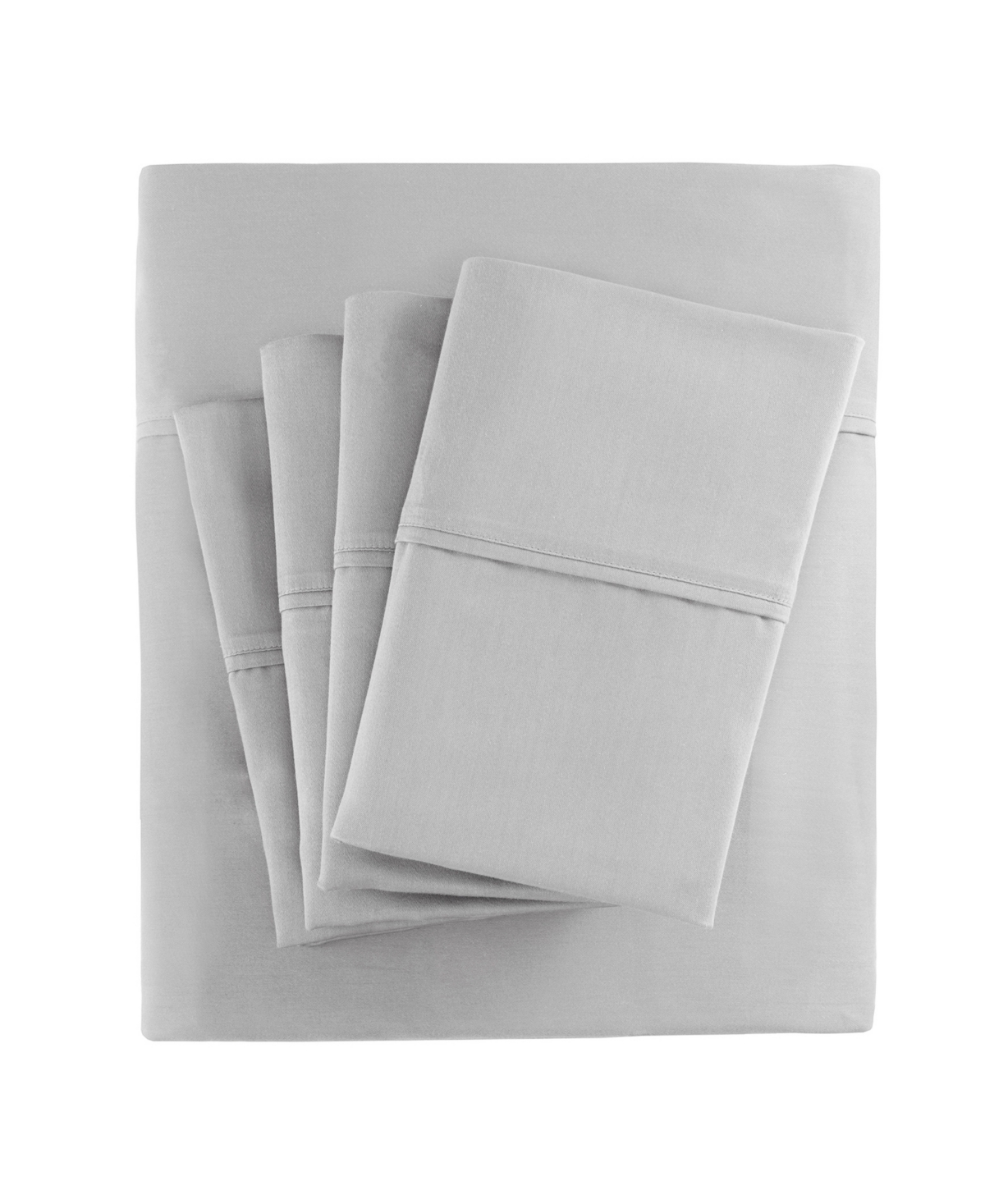 Madison Park 800 Thread Count Cotton Blend Sateen 6-pc. Sheet Set, King In Grey