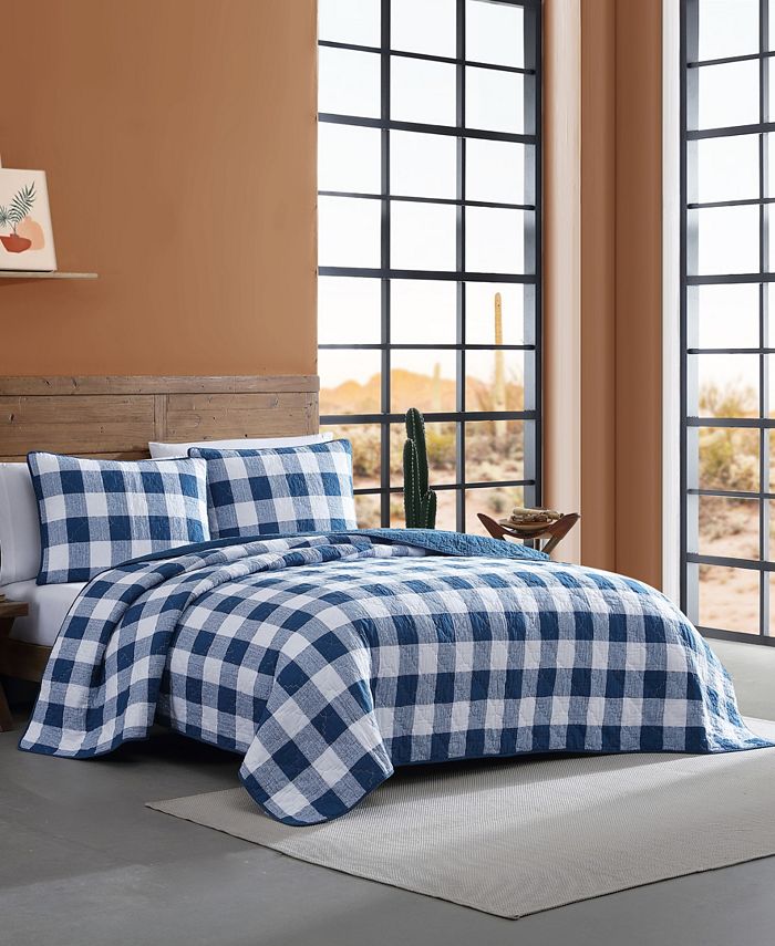 Wrangler CLOSEOUT! Flagstaff Check 2 piece Quilt Set, Twin Macy's