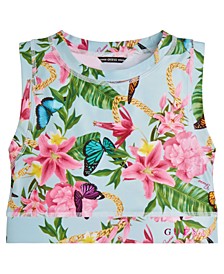Big Girls All Over Print Active Top
