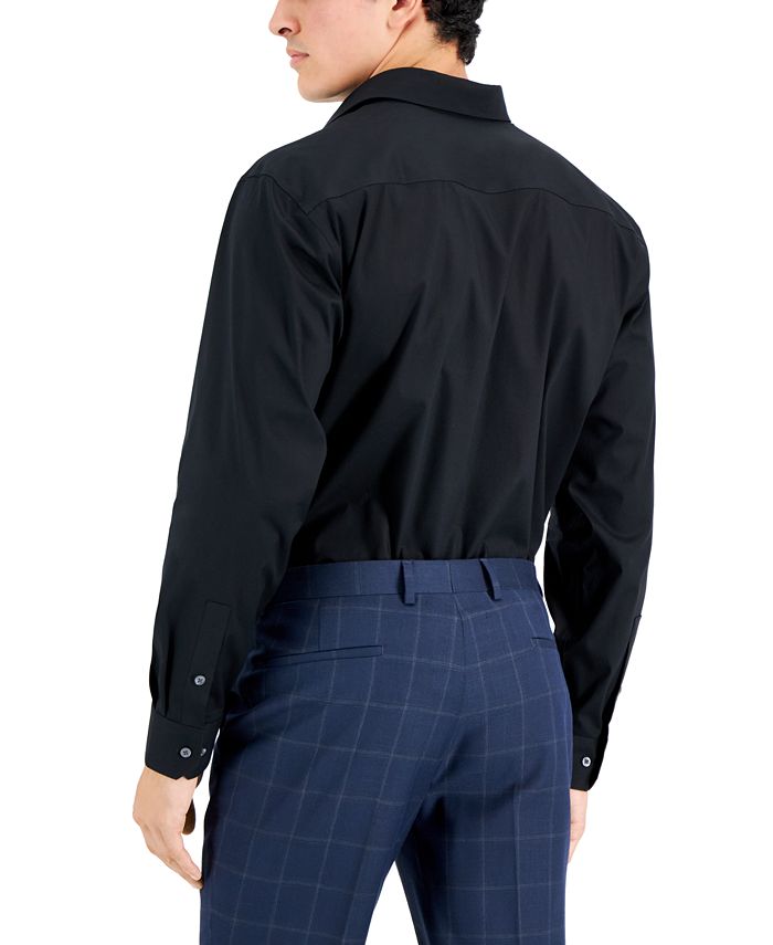 Alfani Men's Slim Fit Formal Convertible-Cuff Dress Shirt, Created for ...