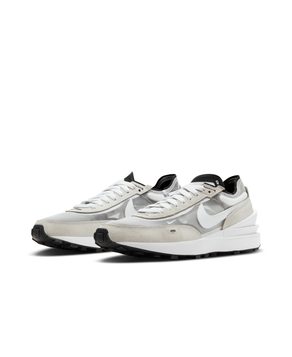 Nike Men's Waffle One Casual Sneakers From Finish Line In Summit White/white