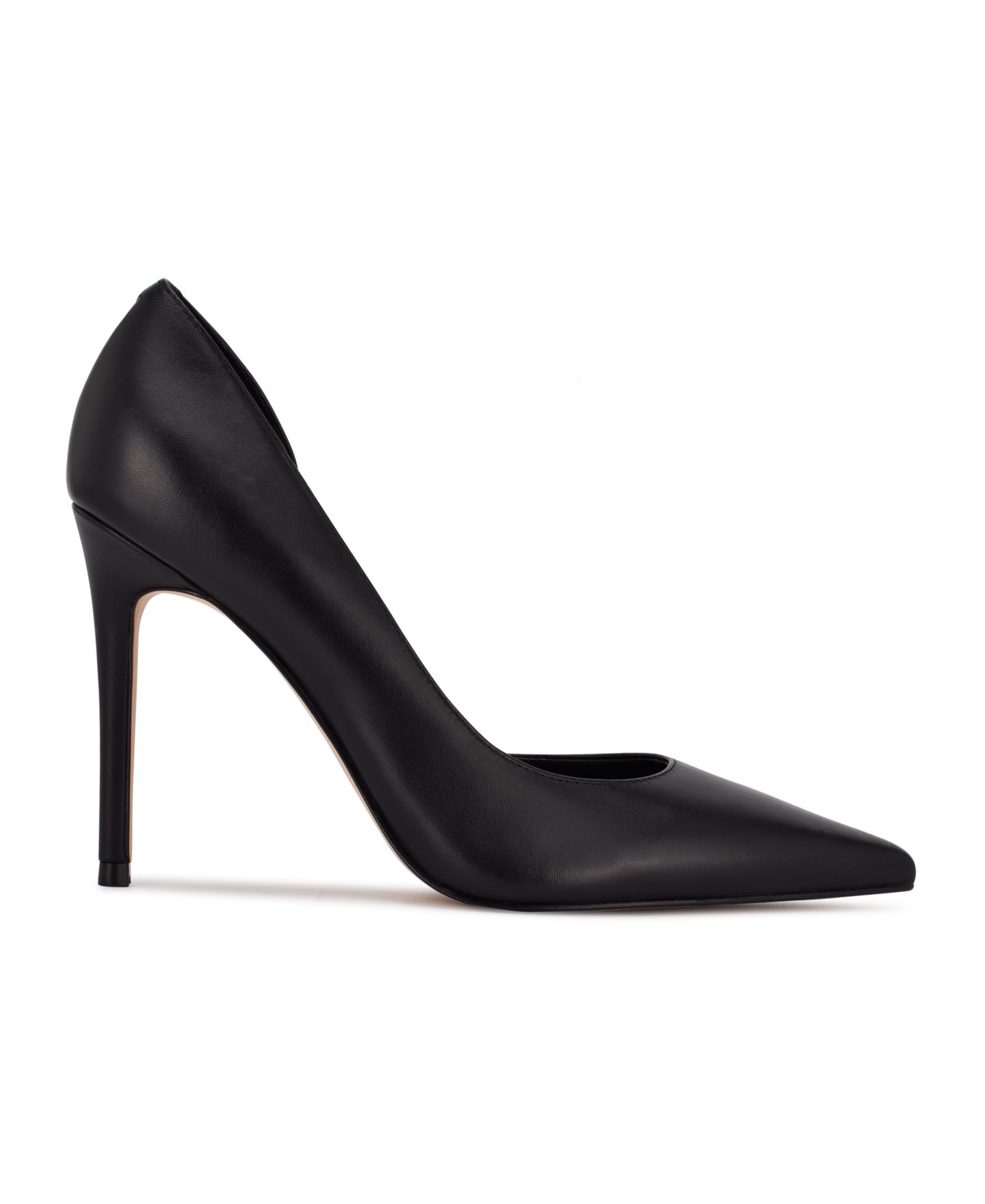 Женские туфли Nine West Folowe d'Orsay High Stiletto Pumps, цвет: Чёрный кожаный — фото 2