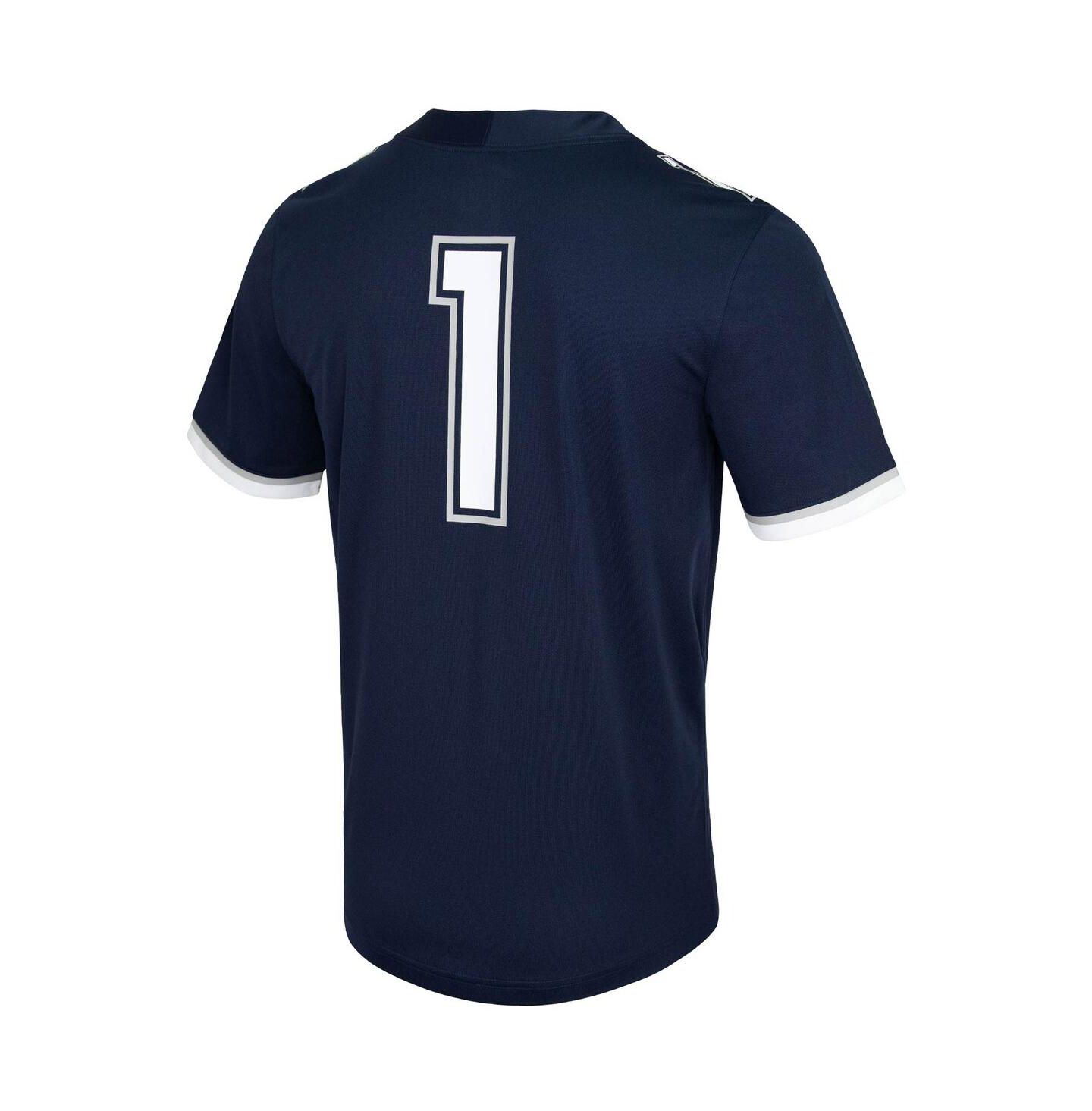 Мужской топ Nike #1 Navy UConn Huskies Untouchable Game Jersey — фото 4