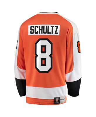Men's Dave Schultz Orange Philadelphia Flyers Premier Breakaway Retired Player Jersey