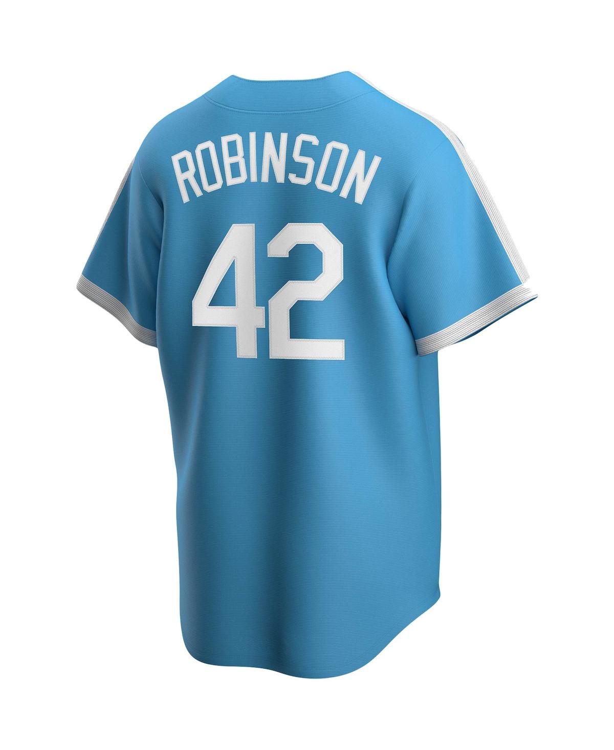 Men's Nike Jackie RobinsonBrooklyn Dodgers Alternate Cooperstown Collection Player Jersey - Light Blue