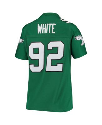 Women's Reggie White Kelly Green Philadelphia Eagles 1990 Legacy Replica Jersey