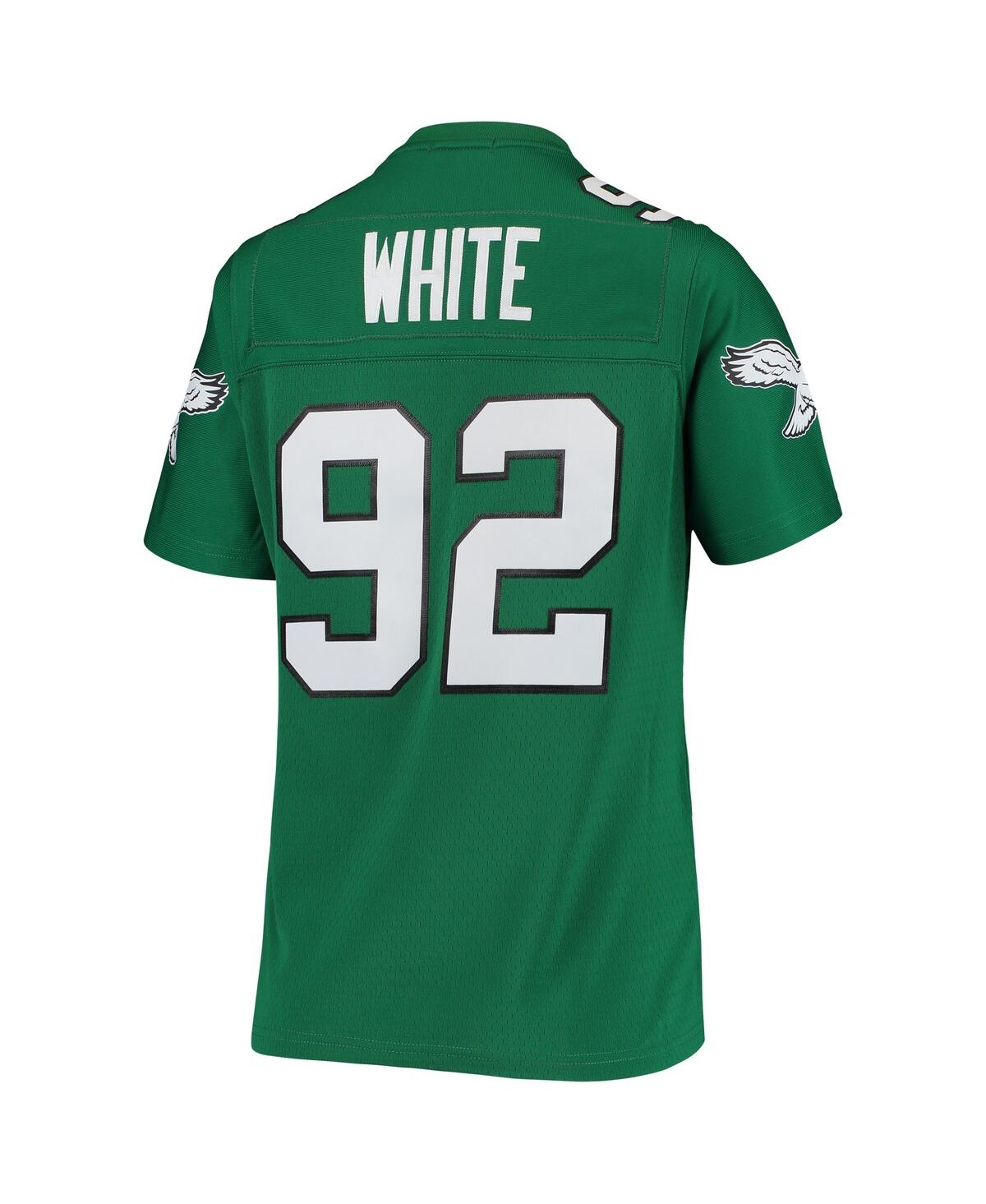 Women's Mitchell & Ness Reggie WhitePhiladelphia Eagles 1990 Legacy Replica Jersey - Kelly Green