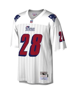 Men's Curtis Martin White New England Patriots 1995 Legacy Replica Jersey