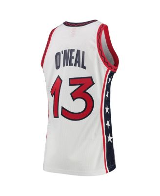 Men's Shaquille O'Neal White USA Basketball 1996 Hardwood Classics Authentic Jersey