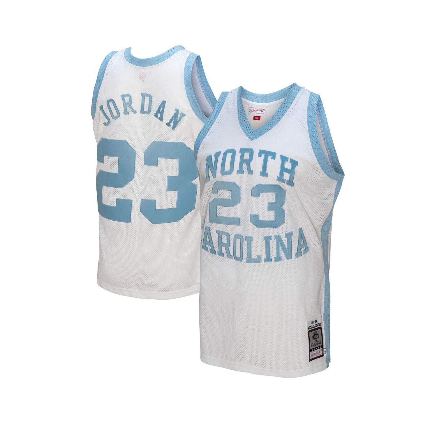 Men's Michael Jordan White North Carolina Tar Heels 1983/84 Authentic Retired Player Jersey